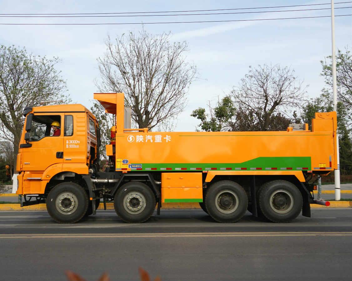 陜西新型智能鐵蓋式渣土車